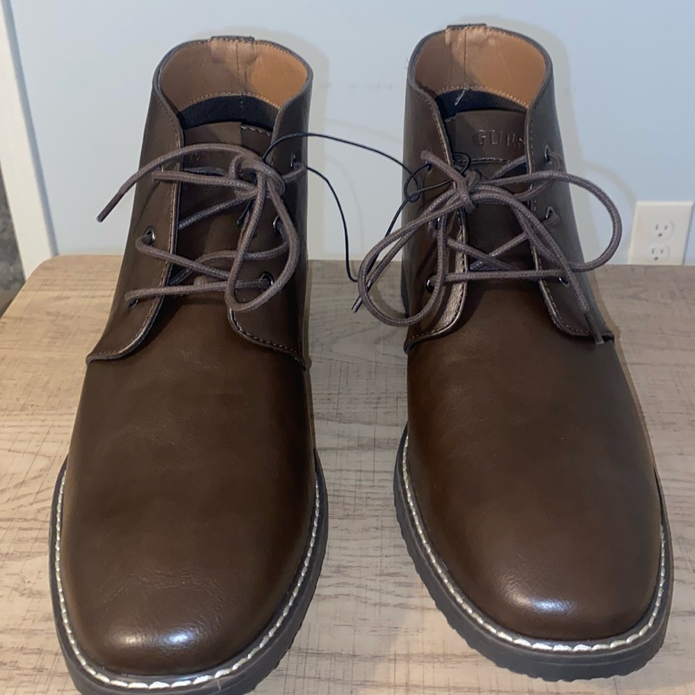 New Mens Guess Brown Boots Size 13